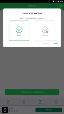Animated Sticker Maker android App screenshot 1